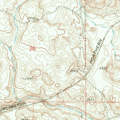 United States Geological Survey Withrow, WA (1968, 24000-Scale) digital map