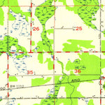 United States Geological Survey Wittenberg, WI (1954, 48000-Scale) digital map