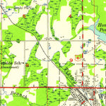 United States Geological Survey Wittenberg, WI (1954, 48000-Scale) digital map