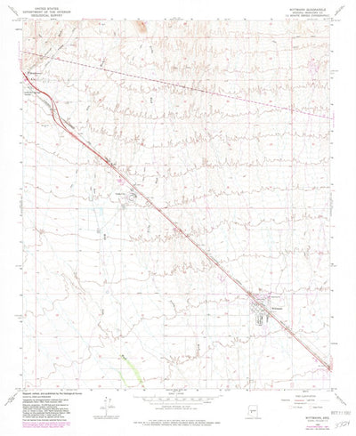 United States Geological Survey Wittmann, AZ (1965, 24000-Scale) digital map