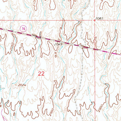 United States Geological Survey Wittmann, AZ (1965, 24000-Scale) digital map