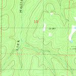 United States Geological Survey Witts Springs, AR (1980, 24000-Scale) digital map