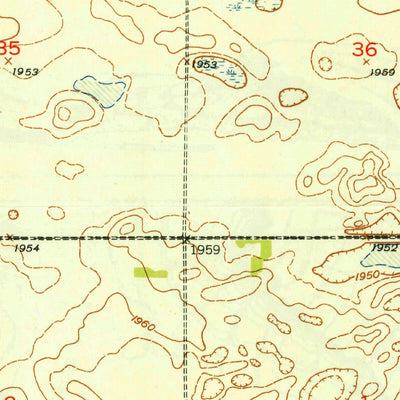 United States Geological Survey Woburn, ND (1948, 24000-Scale) digital map