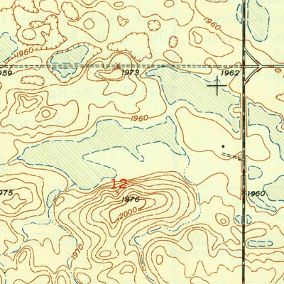 United States Geological Survey Woburn, ND (1948, 24000-Scale) digital map