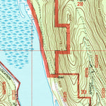 United States Geological Survey Wocus Bay, OR (1998, 24000-Scale) digital map