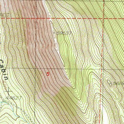 United States Geological Survey Wocus, OR (1985, 24000-Scale) digital map