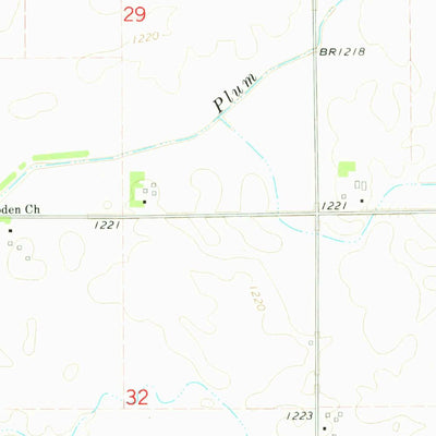 United States Geological Survey Woden, IA (1972, 24000-Scale) digital map