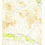 United States Geological Survey Wodsey Peak, AZ (1951, 62500-Scale) digital map