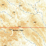 United States Geological Survey Wodsey Peak, AZ (1951, 62500-Scale) digital map