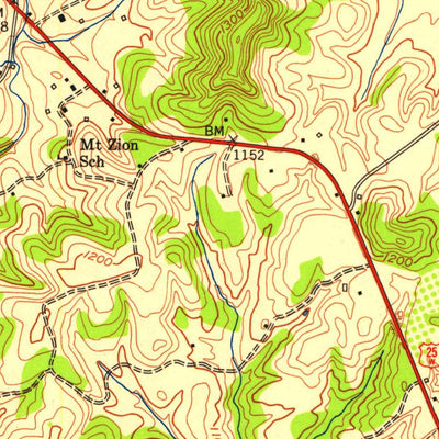 United States Geological Survey Wofford, KY (1952, 24000-Scale) digital map