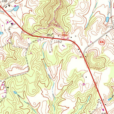 United States Geological Survey Wofford, KY (1969, 24000-Scale) digital map