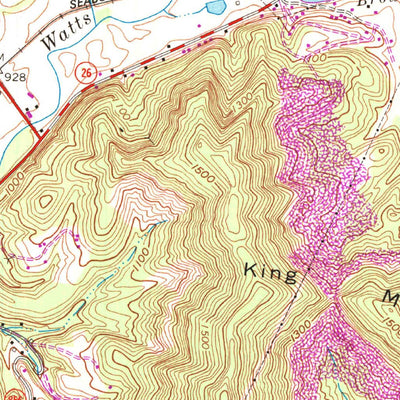 United States Geological Survey Wofford, KY (1969, 24000-Scale) digital map