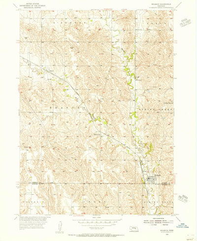 United States Geological Survey Wolbach, NE (1954, 24000-Scale) digital map