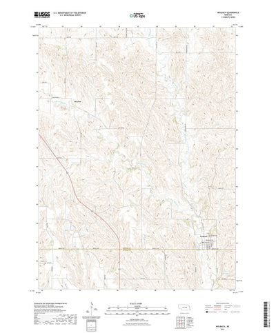 United States Geological Survey Wolbach, NE (2021, 24000-Scale) digital map