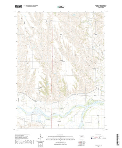 United States Geological Survey Wolbach SW, NE (2021, 24000-Scale) digital map