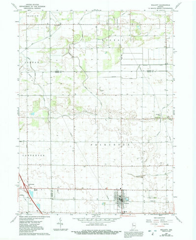 United States Geological Survey Wolcott, IN (1962, 24000-Scale) digital map
