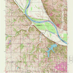 United States Geological Survey Wolcott, KS-MO (1948, 24000-Scale) digital map