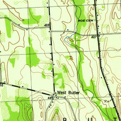 United States Geological Survey Wolcott, NY (1943, 31680-Scale) digital map