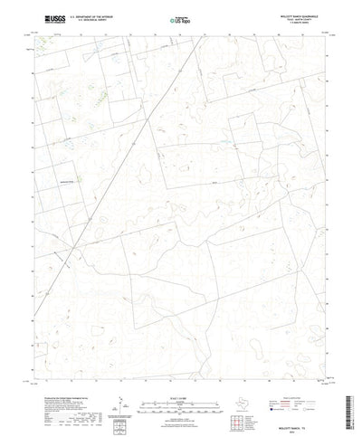 United States Geological Survey Wolcott Ranch, TX (2022, 24000-Scale) digital map