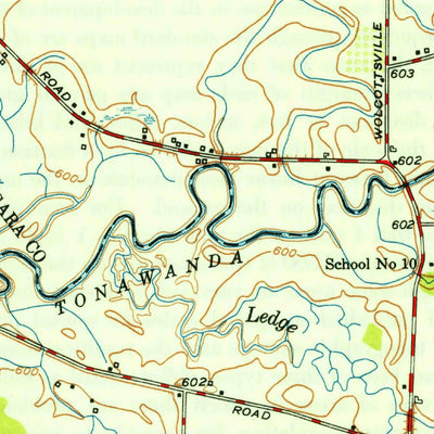 United States Geological Survey Wolcottsville, NY (1950, 24000-Scale) digital map