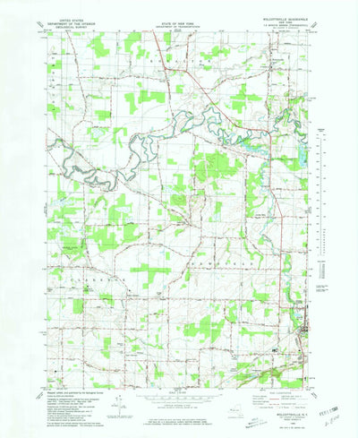 United States Geological Survey Wolcottsville, NY (1980, 25000-Scale) digital map