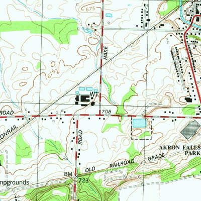 United States Geological Survey Wolcottsville, NY (1980, 25000-Scale) digital map