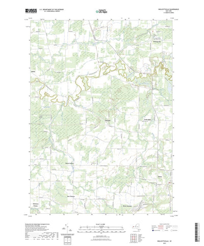 United States Geological Survey Wolcottsville, NY (2023, 24000-Scale) digital map
