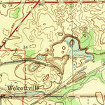 United States Geological Survey Wolcottville, IN (1947, 24000-Scale) digital map