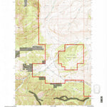 United States Geological Survey Wolf Butte, MT (1995, 24000-Scale) digital map