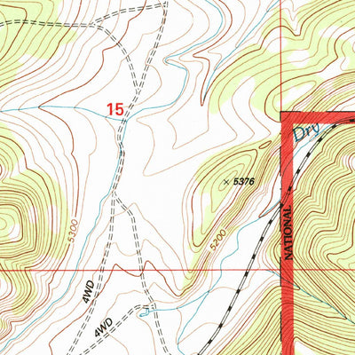 United States Geological Survey Wolf Butte, MT (1995, 24000-Scale) digital map