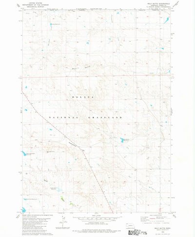 United States Geological Survey Wolf Butte, NE (1980, 24000-Scale) digital map