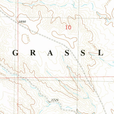 United States Geological Survey Wolf Butte, NE (1980, 24000-Scale) digital map