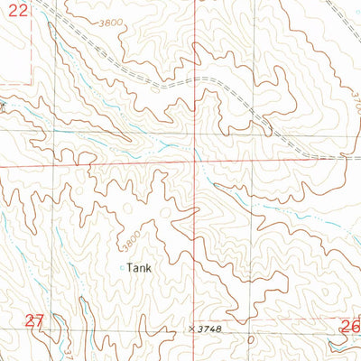 United States Geological Survey Wolf Butte, NE (1980, 24000-Scale) digital map