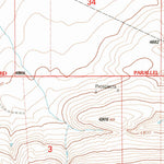 United States Geological Survey Wolf Butte NW, MT (1995, 24000-Scale) digital map