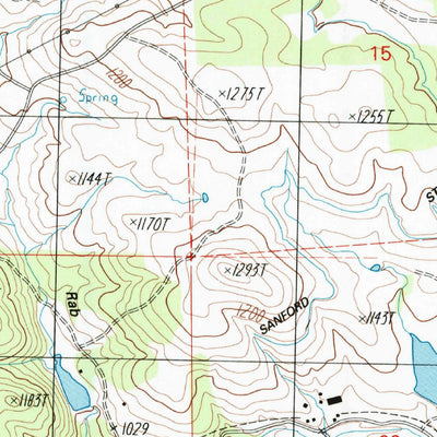 United States Geological Survey Wolf, CA (1998, 24000-Scale) digital map