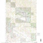 United States Geological Survey Wolf Coulee, ND (1997, 24000-Scale) digital map