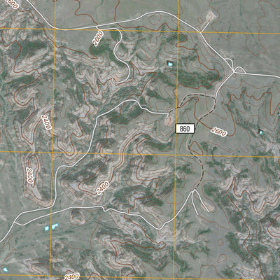 United States Geological Survey Wolf Coulee, ND (2011, 24000-Scale) digital map