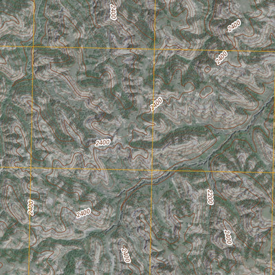 United States Geological Survey Wolf Coulee, ND (2011, 24000-Scale) digital map