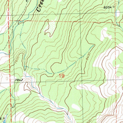 United States Geological Survey Wolf Creek, CA (1979, 24000-Scale) digital map