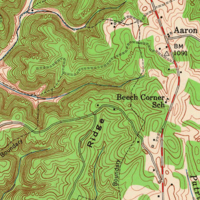 United States Geological Survey Wolf Creek Dam, KY (1953, 24000-Scale) digital map