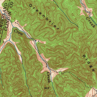 United States Geological Survey Wolf Creek Dam, KY (1953, 24000-Scale) digital map