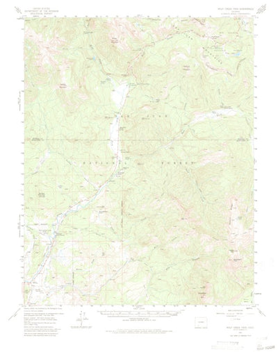United States Geological Survey Wolf Creek Pass, CO (1957, 62500-Scale) digital map