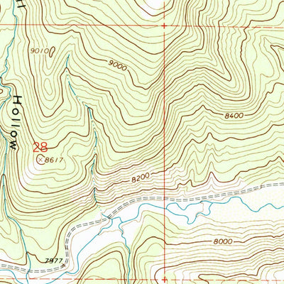United States Geological Survey Wolf Creek Summit, UT (1967, 24000-Scale) digital map