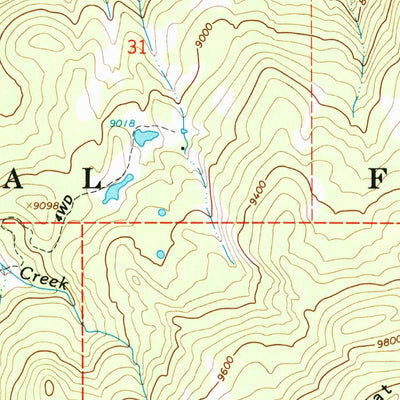United States Geological Survey Wolf Creek Summit, UT (1993, 24000-Scale) digital map