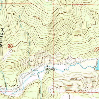 United States Geological Survey Wolf Creek Summit, UT (1993, 24000-Scale) digital map