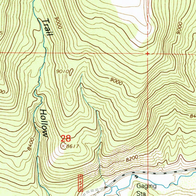 United States Geological Survey Wolf Creek Summit, UT (1998, 24000-Scale) digital map