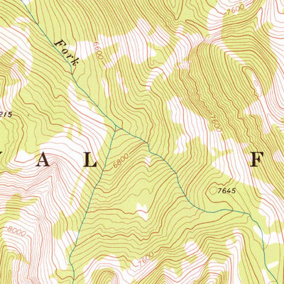 United States Geological Survey Wolf Fang Peak, ID (1969, 24000-Scale) digital map