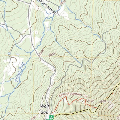 United States Geological Survey Wolf Gap, WV (2023, 24000-Scale) digital map