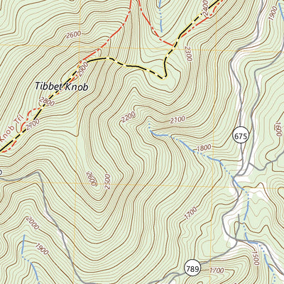United States Geological Survey Wolf Gap, WV (2023, 24000-Scale) digital map