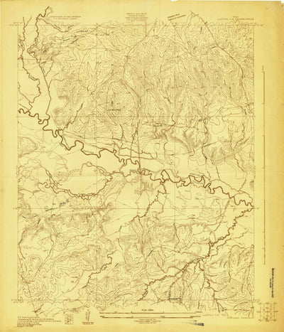 United States Geological Survey Wolf Hill, TX (1928, 24000-Scale) digital map